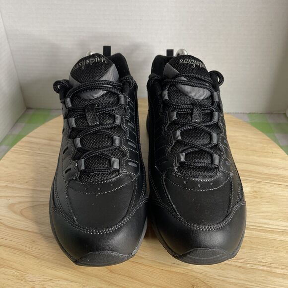 Easy Spirit Womens Esromy Walk Run Sneaker Shoe Multi-Leather Size 9 Black - Picture 1 of 10